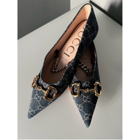 NIB GORGEOUS GUCCI HORSEBIT BALLET FLATS❤️ - Picture 4 of 7
